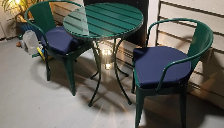 Clear glass table top