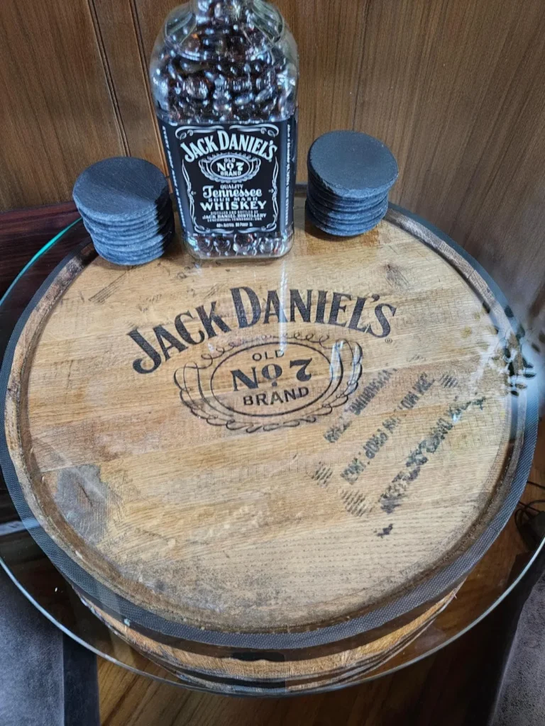Small round glass table top