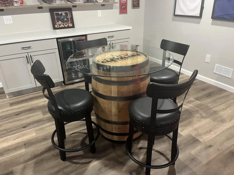 Tempered glass round table top