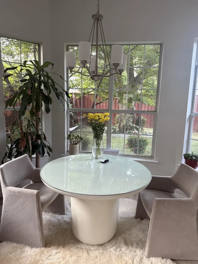 Tempered glass table top