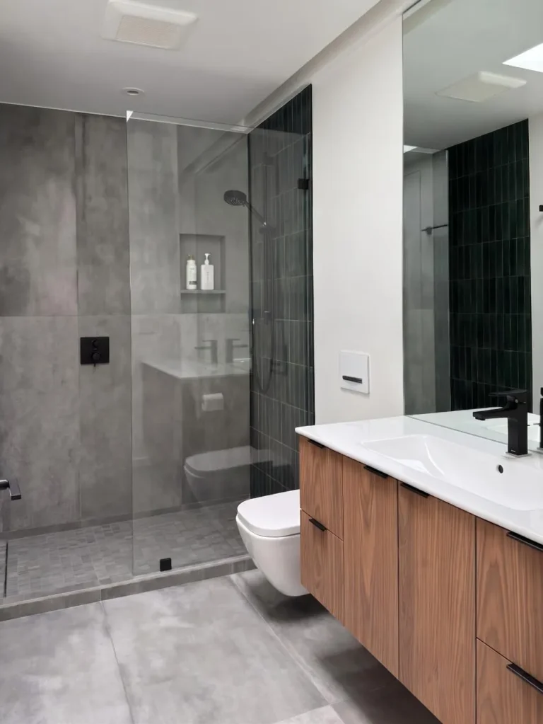Shower glass panel